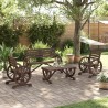 Salon de jardin 4 pcs bois de sapin massif 509936509936