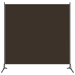 Cloison de séparation marron 175x180 cm tissu 509938509938