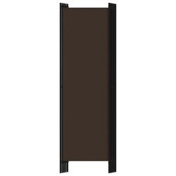 Cloison de séparation 5 panneaux Marron 250x180 cm 509942509942