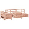 Salon de jardin 7 pcs bois massif sapin de douglas 509955509955