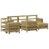 Salon de jardin 7 pcs bois de pin imprégné 509968509968