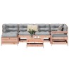 Salon de jardin 7 pcs bois massif sapin de douglas 509999509999