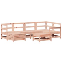 Salon de jardin 7 pcs bois massif sapin de douglas 509999509999