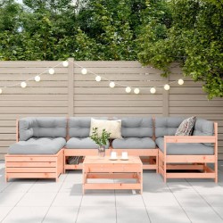 Salon de jardin 7 pcs bois massif sapin de douglas 509999509999