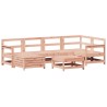 Salon de jardin 7 pcs bois massif sapin de douglas 510002510002