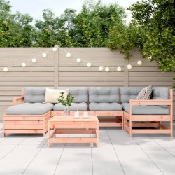 Salon de jardin 7 pcs bois massif sapin de douglas 510002510002