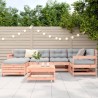 Salon de jardin 7 pcs bois massif sapin de douglas 510002510002