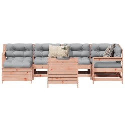 Salon de jardin 7 pcs bois massif sapin de douglas 510018510018