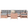Salon de jardin 7 pcs bois massif sapin de douglas 510018510018