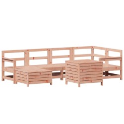 Salon de jardin 7 pcs bois massif sapin de douglas 510018510018