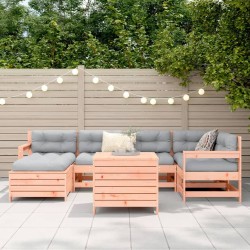 Salon de jardin 7 pcs bois massif sapin de douglas 510018510018