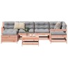 Salon de jardin 7 pcs bois massif sapin de douglas 510022510022