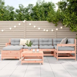 Salon de jardin 7 pcs bois massif sapin de douglas 510022510022