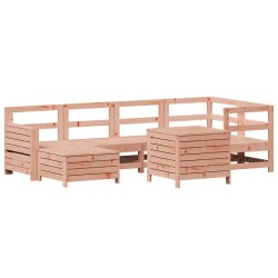Salon de jardin 7 pcs bois massif sapin de douglas 510027510027