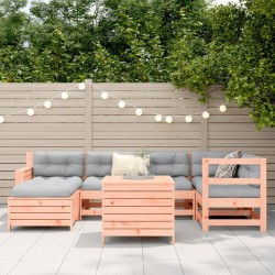 Salon de jardin 7 pcs bois massif sapin de douglas 510027510027