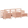 Salon de jardin 7 pcs bois massif sapin de douglas 510033510033