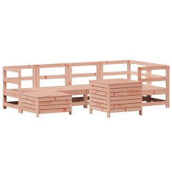 Salon de jardin 7 pcs bois massif sapin de douglas 510036510036