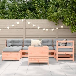 Salon de jardin 7 pcs bois massif sapin de douglas 510036510036