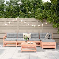 Salon de jardin 6 pcs bois massif sapin de douglas 510038510038