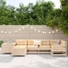 Salon de jardin 7 pcs bois de pin massif 510041510041