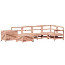 Salon de jardin 7 pcs bois massif sapin de douglas 510042510042