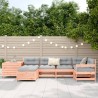 Salon de jardin 7 pcs bois massif sapin de douglas 510042510042