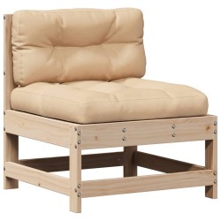 Salon de jardin 6 pcs avec coussins Bois de pin massif 510045510045