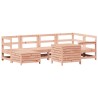 Salon de jardin 7 pcs bois massif sapin de douglas 510046510046