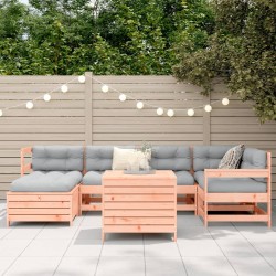 Salon de jardin 7 pcs bois massif sapin de douglas 510046510046