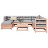 Salon de jardin 8 pcs bois massif sapin de douglas 510054510054