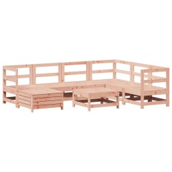 Salon de jardin 8 pcs bois massif sapin de douglas 510054510054