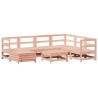 Salon de jardin 8 pcs bois massif sapin de douglas 510054510054