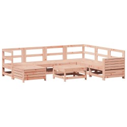 Salon de jardin 8 pcs bois massif sapin de douglas 510056510056