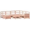 Salon de jardin 8 pcs bois massif sapin de douglas 510056510056