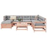 Salon de jardin 8 pcs bois massif sapin de douglas 510058510058