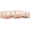 Salon de jardin 8 pcs bois massif sapin de douglas 510058510058