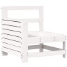 Salon de jardin 7 pcs blanc bois de pin massif 510063510063
