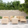 Salon de jardin 7 pcs bois de pin massif 510064510064