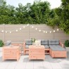 Salon de jardin 7 pcs bois massif sapin de douglas 510065510065