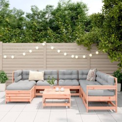 Salon de jardin 8 pcs bois massif sapin de douglas 510075510075