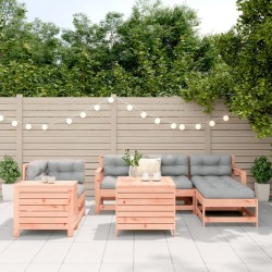 Salon de jardin 7 pcs bois massif sapin de douglas 510077510077