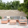 Salon de jardin 8 pcs bois massif sapin de douglas 510096510096