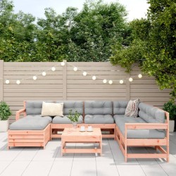 Salon de jardin 8 pcs bois massif sapin de douglas 510098510098
