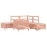Salon de jardin 6 pcs bois massif sapin de douglas 510108510108