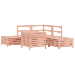 Salon de jardin 6 pcs bois massif sapin de douglas 510113510113