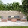 Salon de jardin 6 pcs avec coussins bois massif Douglas 510133510133