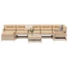 Salon de jardin 8 pcs bois de pin massif 510146510146