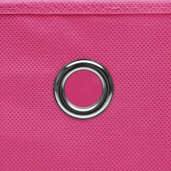 Boîtes de rangement avec couvercles 10 pcs 28x28x28 cm Rose 510156510156