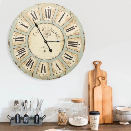 Horloge murale Multicolore 60 cm MDF 510157510157