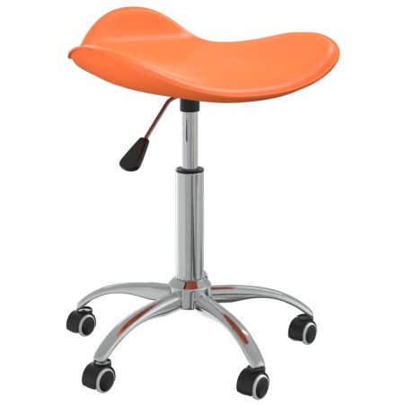 Tabouret de salon et spa Orange Similicuir 510171510171